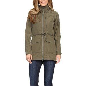 MOUNTAIN HARDWEAR women's medium kaki spring coat  LIKE NEW!!